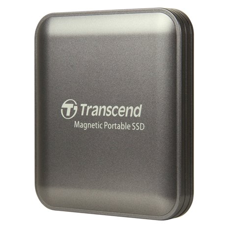 Transcend portatile SSD 1TB Magnetic R/W 2000/2000 Iron Gray