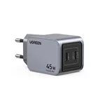 UGREEN Nexode Pro 45W Dual USB-C GaN caricatore rapido EU grigio