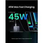 UGREEN Nexode Pro 45W Dual USB-C GaN caricatore rapido EU grigio