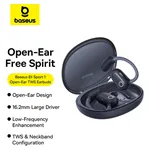 Baseus Eli Sport 1 Open-Ear TWS Earbuds nero