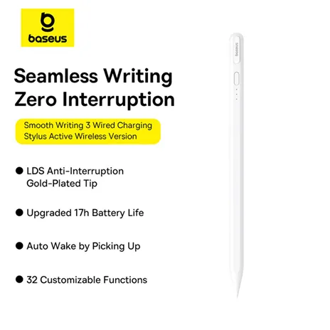 Baseus Smooth Writing 3 Wireless Weiß inkl. Ladekabel
