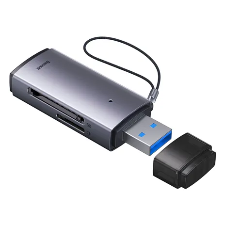 Baseus Lite Serie USB-A lettore schede grigio