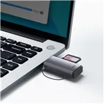 Baseus Lite Serie USB-A lettore schede grigio