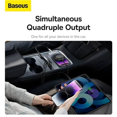 Baseus T-Space HUB for Tesla incl Cable black