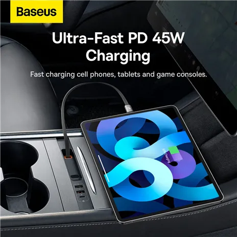 Baseus T-Space HUB for Tesla incl Cable black