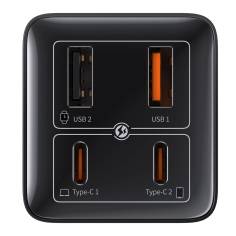 Baseus GaN6 Pro 100W EU con cavo ricarica 1m nero 2