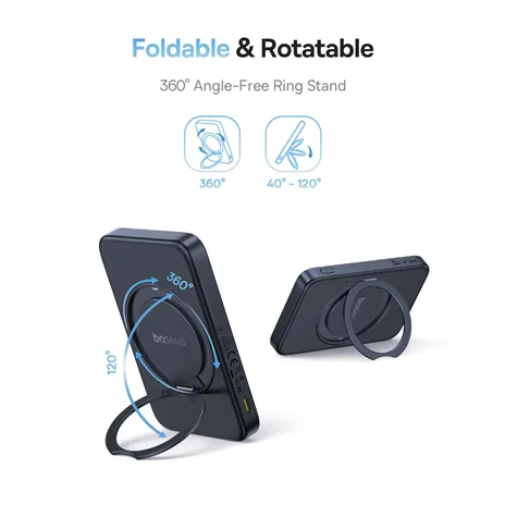 Baseus PicoGo Qi2 Power Bank 5000mAh 20W incl. cavo ricarica