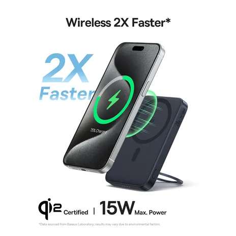 Baseus PicoGo Qi2 Power Bank 5000mAh 20W incl. cavo ricarica