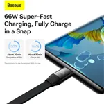 Baseus Bright Mirror 2 Series USB cavo 66W 1m nero