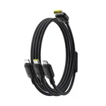 Baseus Rapid Series 3-in-1 USB-A 100W 1.5m, nero