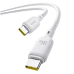 Baseus Silky Series cavo ricar. tipo C a tipo C 100W 1m bianco