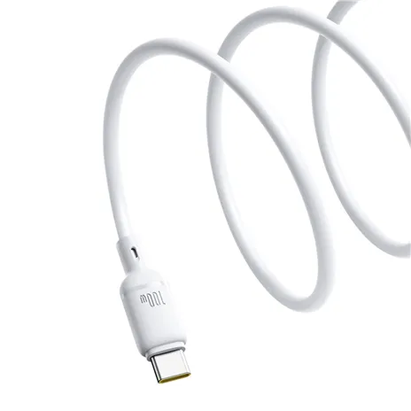 Baseus Silky Series cavo ricar. tipo C a tipo C 100W 1m bianco