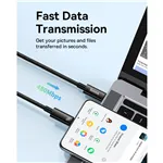 Baseus Tungsten Gold cavo ricar. tipo C 240W 1m nero