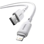 Baseus Silky Series cavo ricar. USB su iP 2.4A 1m bianco