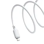 Baseus Silky Series cavo ricar. USB su iP 2.4A 2m bianco