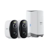 Baseus Security N1 Plus Outdoor Kamera 2K 2-Cam Kit Weiß EU