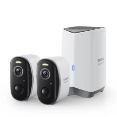 Baseus Security N1 Plus Outdoor Kamera 2K 2-Cam Kit Weiß EU 2