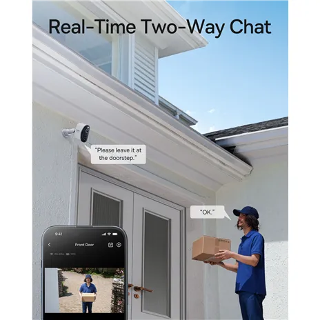 Baseus Security N1 Plus Outdoor Kamera 2K 2-Cam Kit Weiß EU