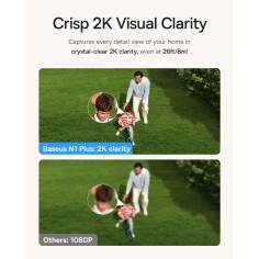 Baseus Security N1 Plus telecamera da esterno 2K bianco 2