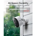 Baseus Security N1 Plus telecamera da esterno 2K bianco