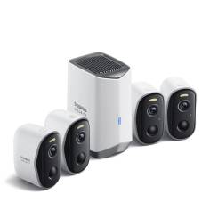 Baseus Security N1 Plus telecamera esterno 2K 4-Cam Kit