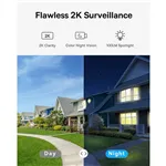 Baseus Security B1 telecamera da esterno 2K bianco