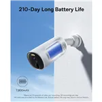 Baseus Security B1 telecamera da esterno 2K bianco