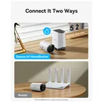 Baseus Security B1 telecamera da esterno 2K bianco