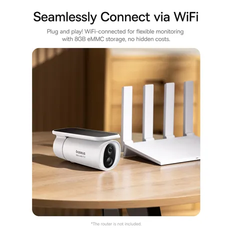 Baseus Security S1 telecamera da esterno 2K bianco