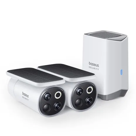 Baseus Security S1 Pro Outdoor Dual Kamera 3K Kit Weiß EU