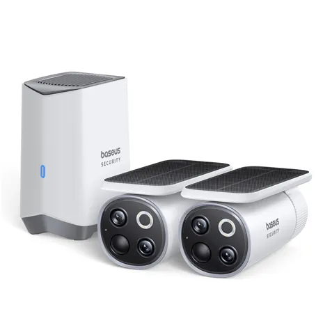 Baseus Security S1 Pro Outdoor Dual Kamera 3K Kit Weiß EU