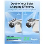 Baseus Security S1 Pro Outdoor Dual Kamera 3K Kit Weiß EU