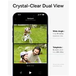 Baseus Security S1 Pro Outdoor Dual Kamera 3K Kit Weiß EU