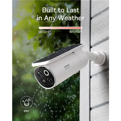 Baseus Security S1 Pro Outdoor Dual Kamera 3K Kit Weiß EU