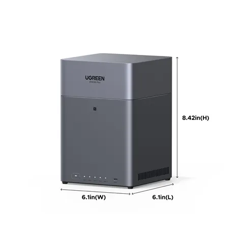 UGREEN 4-Bay Network Attached Storage DH4300 Plus EU Diskless