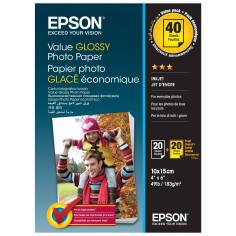 2x 20 Epson Value lucido Photo carta 10x15 cm, 183 g S 400044
