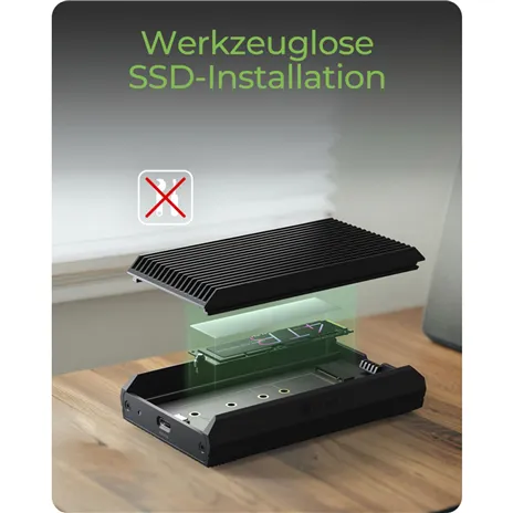 ICY BOX IB-1920M-C42 M.2 NVMe Gehäuse mit USB4