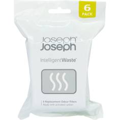 Joseph Joseph Black Replacement Odour Filters 6 piece