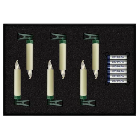 Krinner Lumix Superlight mini 6 pz set complem. avorio