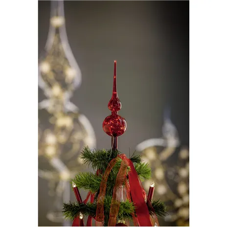Krinner Lumix Tree Topper rosso