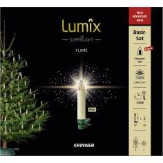 Krinner Lumix Superlight Flame Mini avorio set 12 pz 2