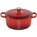 Le Creuset Signature casseruola roton. 18 cm rosso ciliegia