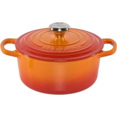 Le Creuset Signature Bräter rund 18 cm ofenrot