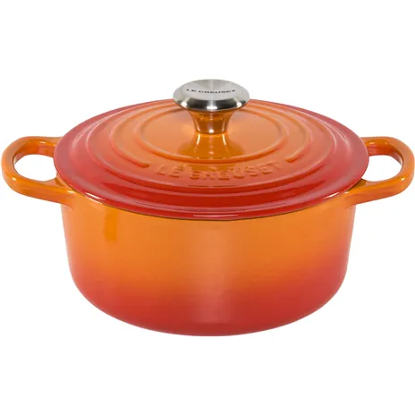Le Creuset Signature Bräter rund 18 cm ofenrot
