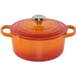 Le Creuset Signature Bräter rund 18 cm ofenrot