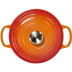Le Creuset Signature Bräter rund 18 cm ofenrot