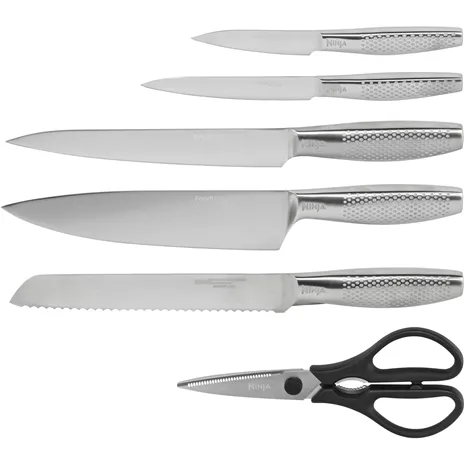 NINJA StaySharp black Knife Block with Sharpener