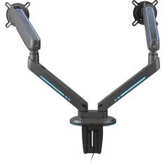 One for All supporto monitor Experience RGB Dual nero DM8210 2