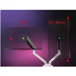 One for All supporto monitor Experience RGB Dual bian. DM8220