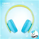 PowerLocus P2 Kids Headphones blue/green